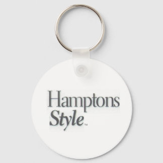 Chaveiro Cadeia de teclas brancas do estilo Hamptons