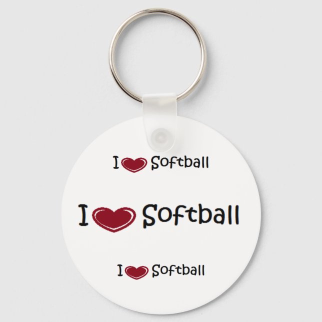 Chaveiro cadeia de teclas SOFTBALL (Frente)