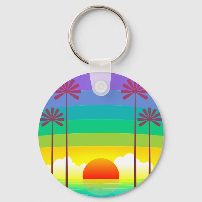 Chaveiro Cadeia de teclas Sunset Sede (Frente)