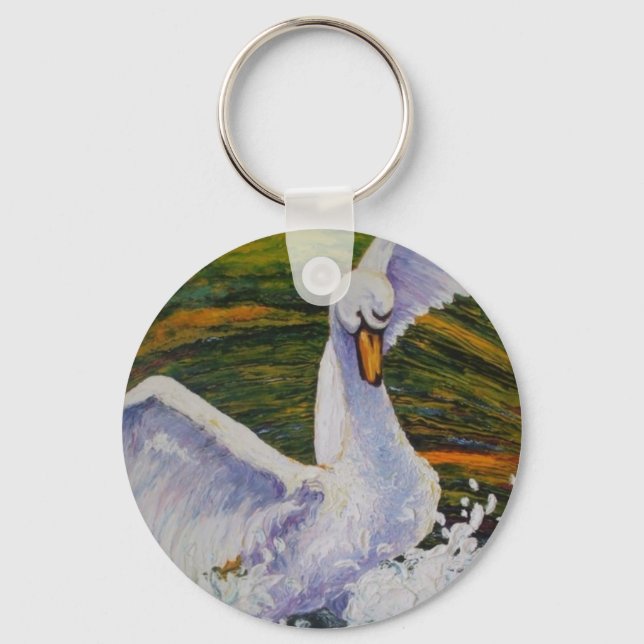 Chaveiro Cadeia de teclas Swan (Frente)
