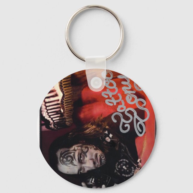 Chaveiro cadeia de teclas tatuagem (Frente)