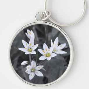 Chaveiro Cadeias-Chave de Foto do Cluster de Flores Selvage