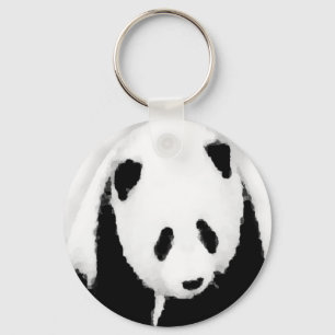 Chaveiro Cadeias-chave de Panda de pop Art