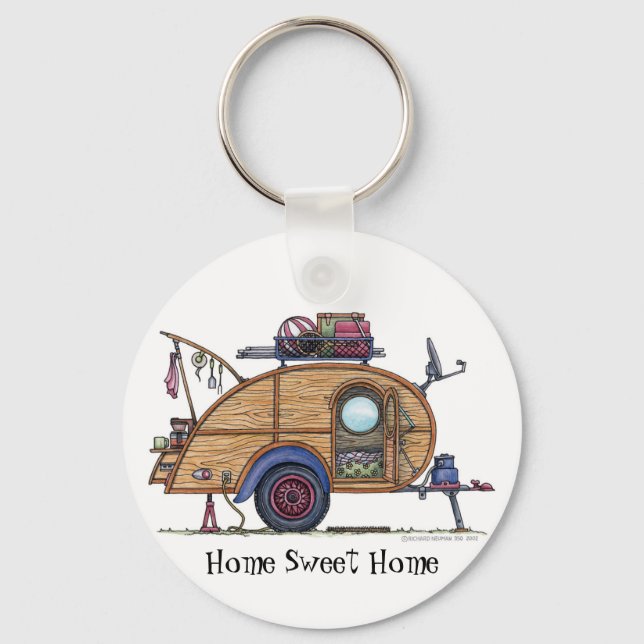 Chaveiro Cadeias-chave RV do Reboque de Largura do Camador (Frente)