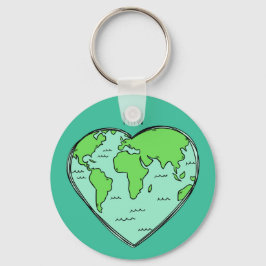 Chaveiro Cadeias de macogramas personalizadas do Earth Love