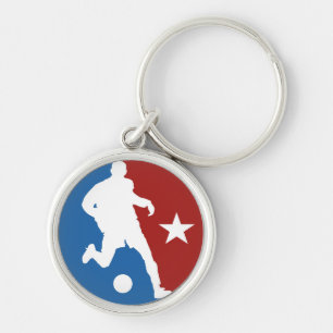 Chaveiro Cadeias de teclas personalizadas do jogador de fut