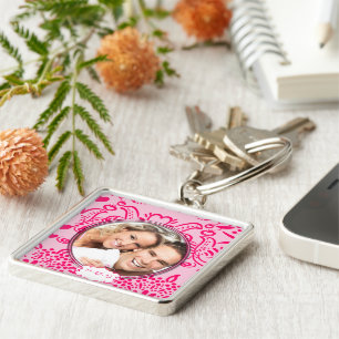 Chaveiro Cadeias Fotográficas de Casamento de Pássaros do A