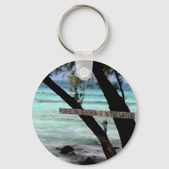 Chaveiro Cadeiras de Praia Rum Point Grand Cayman (Frente)