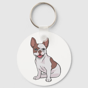 Chaveiro Cadela de Cachorro Bulldog Francês Mãe Resgate Ado