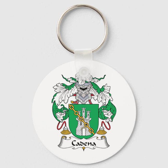 Chaveiro Cadena Family Crest (Frente)