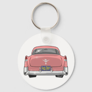 Chaveiro Cadillac 1955 cor-de-rosa