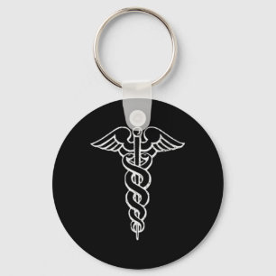 Chaveiro Caduceus Símbolo Enfermeiro Médico Rn Np Na Hospit