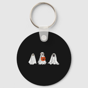 Chaveiro Cães Como Fantasmas Para o Halloween Cachorros Fan