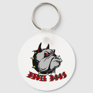 Chaveiro Cães de diabo do buldogue