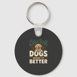 Chaveiro Cães Engraçados Tornam Tudo Melhor