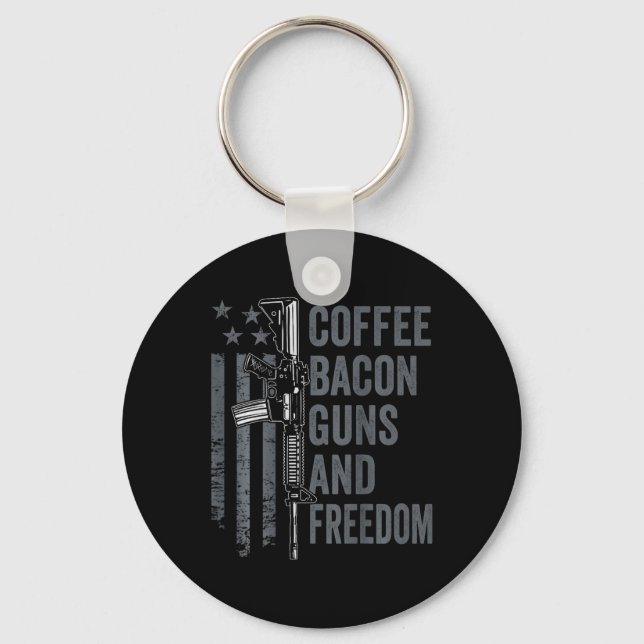 Chaveiro Café Bycon Armas E Liberdade - Churrasqueira Pro G (Frente)