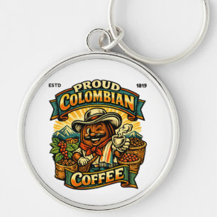 Chaveiro Café colombiano orgulhoso