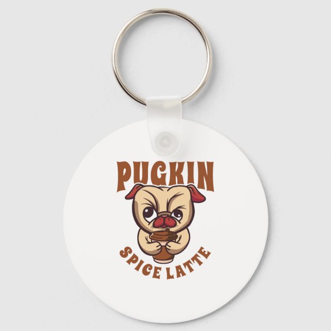 Chaveiro Café com Tempero de Abóbora Pugkin Spice Latte Don (Frente)
