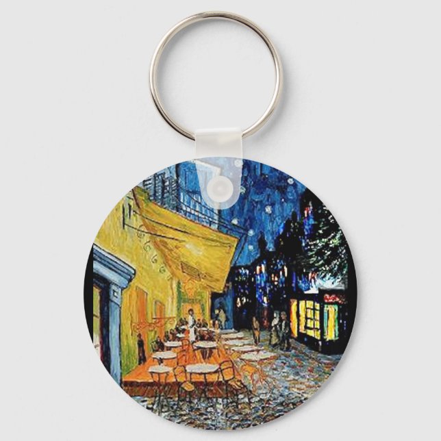 Chaveiro Café da Noite, Belas Artes de Van Gogh (Frente)