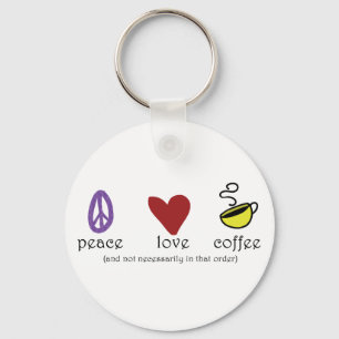 Chaveiro Café do amor da paz