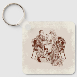 Chaveiro café e amor