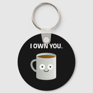 Chaveiro Café é que te pertence o viciado em cafeína Irônic