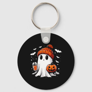 Chaveiro Café Ghost Ghost Bebendo Bonito Café Halloween Caf