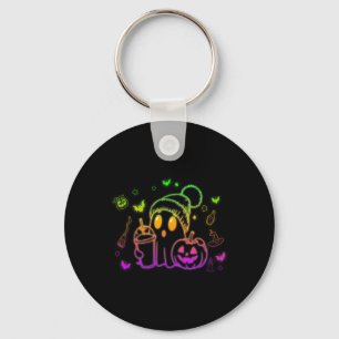 Chaveiro Café Ghost Ghost Bebendo Bonito Café Halloween Caf
