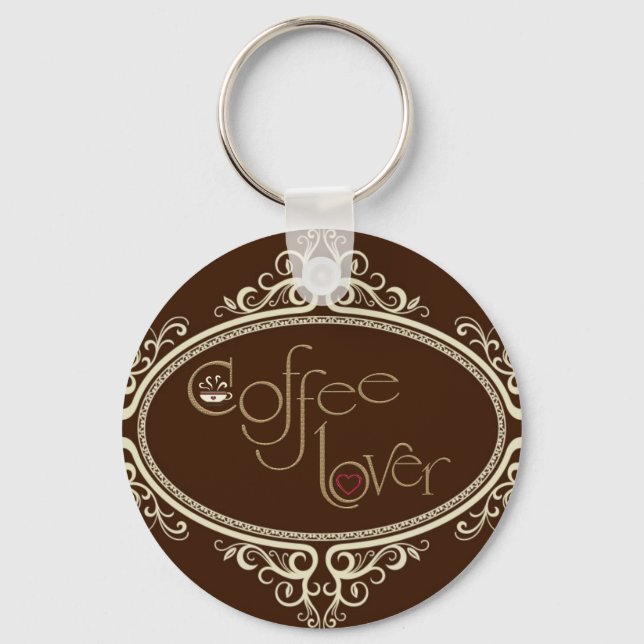 Chaveiro café glamouroso (Frente)