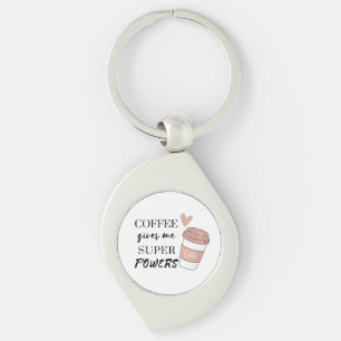 Chaveiro Café me dá super poderes