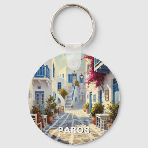 Chaveiro Café Paros Grécia Ilhas Viagem