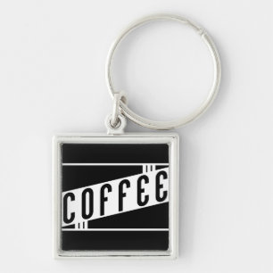 Chaveiro café retrô