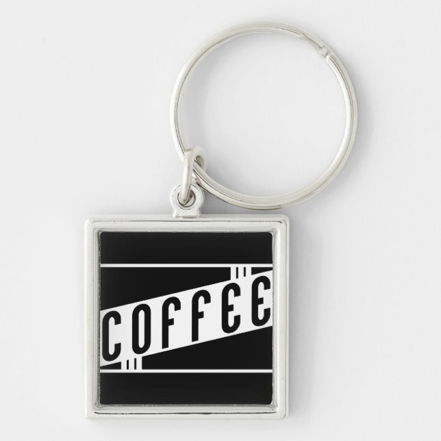 Chaveiro café retrô (Frente)