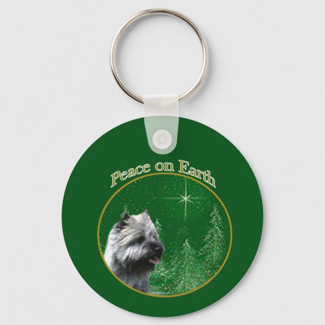 Chaveiro Cairn Terrier Peace (Frente)
