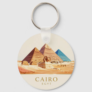 Chaveiro Cairo Cenário de Marco Antigo Egípcio 🐪