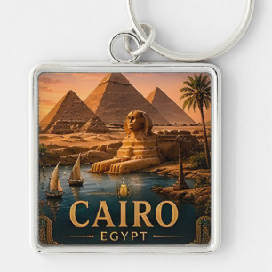 Chaveiro 🧲 Cairo Egito Presente de Férias para Viajantes �