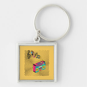 Chaveiro Caixa de expansão de áudio retroativa.