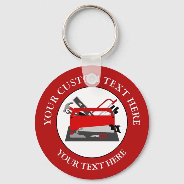 Chaveiro Caixa de ferramentas do Handyman (Frente)