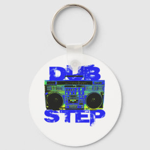 Chaveiro Caixa de Som Azul Dubstep