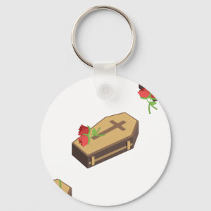Chaveiro caixão emojis