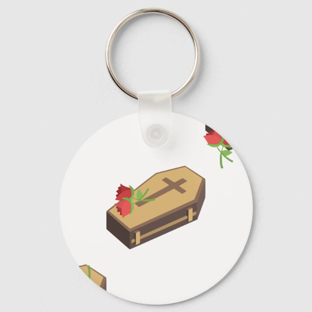 Chaveiro caixão emojis (Frente)