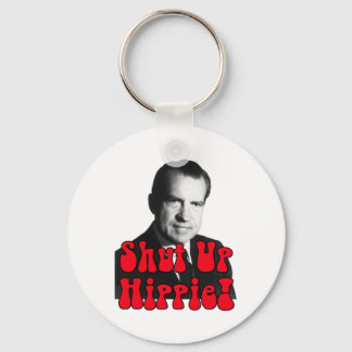Chaveiro Cala-Te Hippie - Richard Nixon