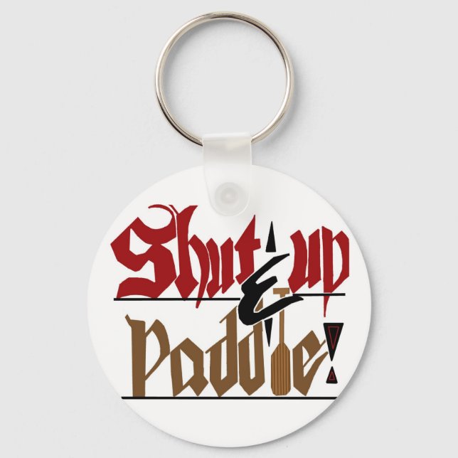 Chaveiro Calar a boca e remar (Frente)