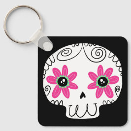 Chaveiro Calaverita Dia dos Mortos do Crânio do Açúcar