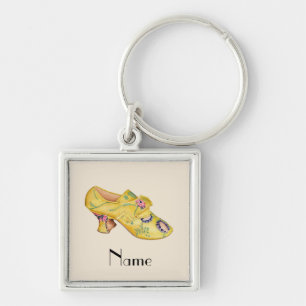 Chaveiro Calçado Amarelo Deco Arte Retroativa