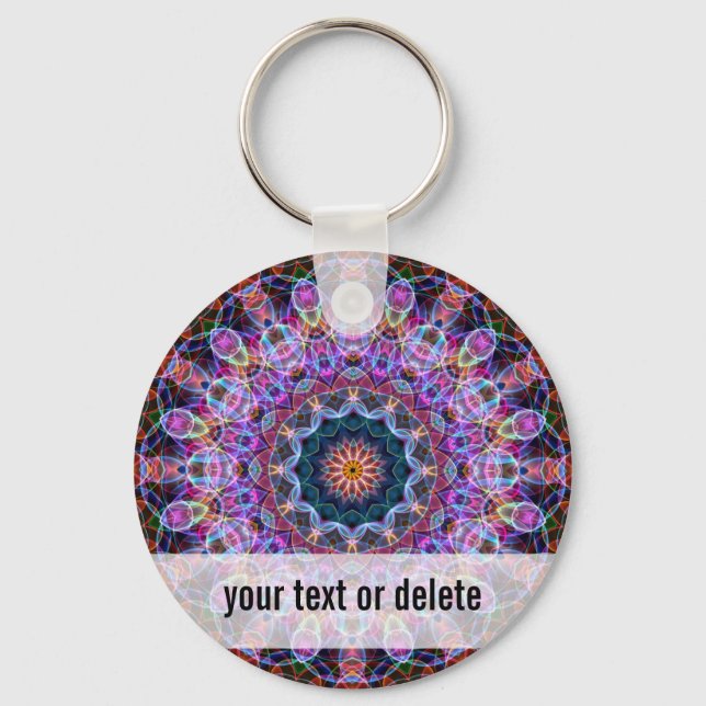 Chaveiro Caleidoscópio de Lotus (Frente)