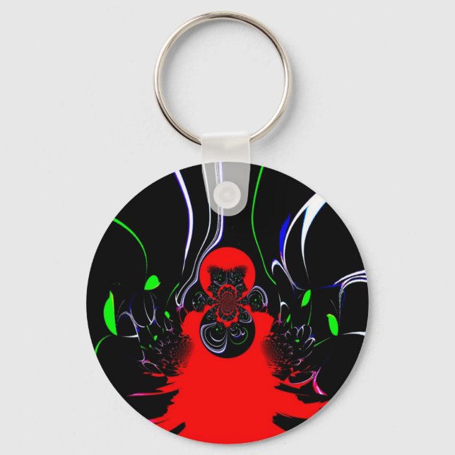 Chaveiro Caleidoscópio Fluid Art Impressão (Frente)