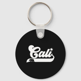 Chaveiro Cali Vintage California Urso Estado EUA Beleza Des