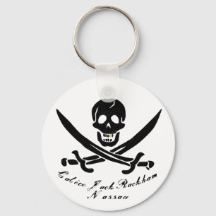 Chaveiro Calico Jack Nassau Pirate Flag Jolly Roger
