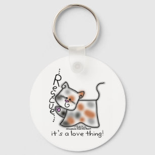 Chaveiro Calico RESCUE...é uma coisa de amor!